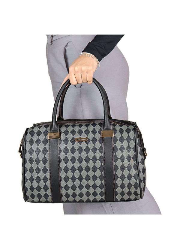 Chenson - Bolsa Feminina Chenson Cg84850 Preto/Cinza 2