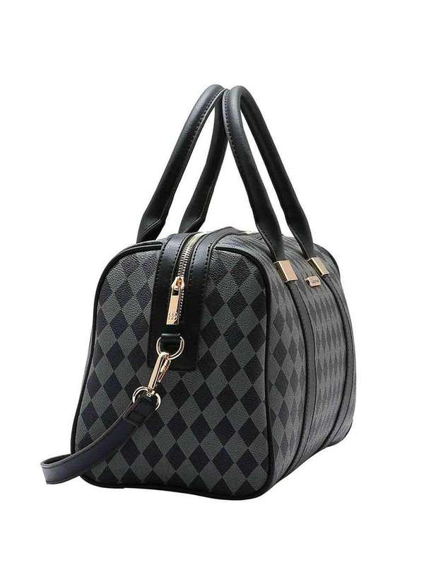 Chenson - Bolsa Feminina Chenson Cg84850 Preto/Cinza 3