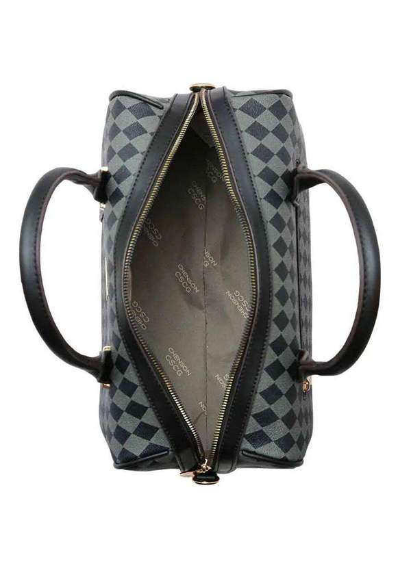 Chenson - Bolsa Feminina Chenson Cg84850 Preto/Cinza 5