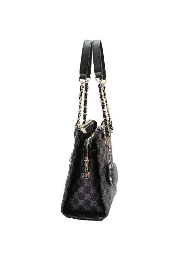 Chenson - Bolsa Feminina Chenson Cg85023 - Preto/Cinza 3