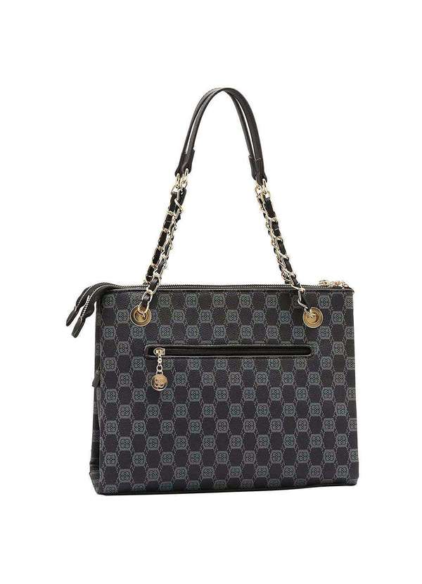 Chenson - Bolsa Feminina Chenson Cg85023 - Preto/Cinza 4