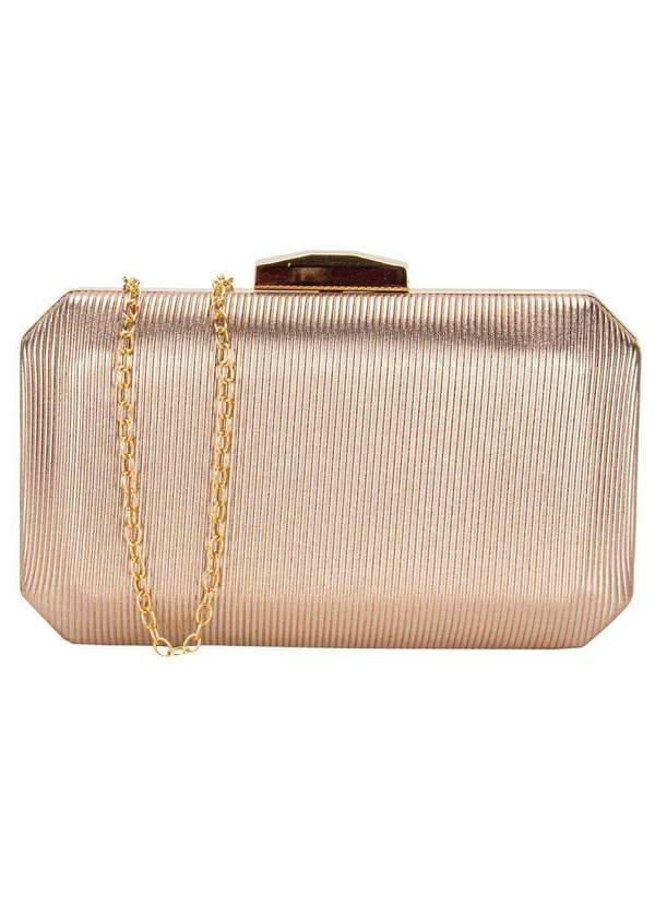 Melamel - Bolsa Feminina Festa Melamel E26 - Ouro/Rosado