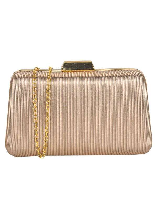 Melamel - Bolsa Feminina Festa Melamel E27 - Ouro/Rosado