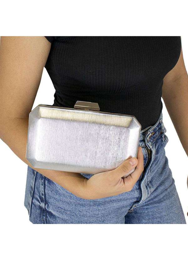 Melamel - Bolsa Feminina Festa Melamel E68 - Prata 2