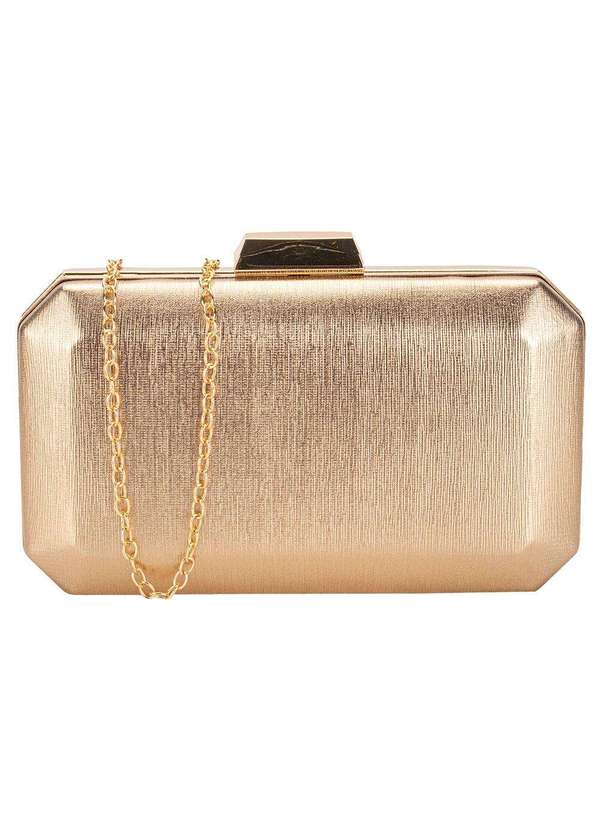 Melamel - Bolsa Feminina Festa Melamel E68 - Ouro/Rosado