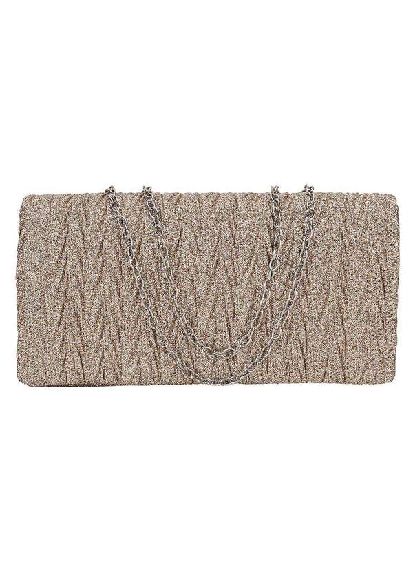 Melamel - Bolsa Feminina Festa Melamel Fs66 - Ouro/Rosado