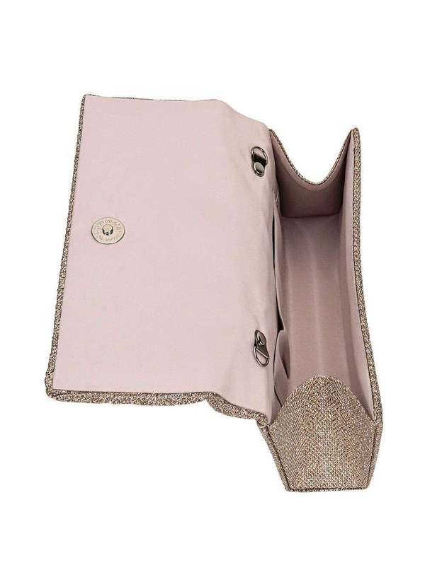 Melamel - Bolsa Feminina Festa Melamel Fs66 - Ouro/Rosado 5