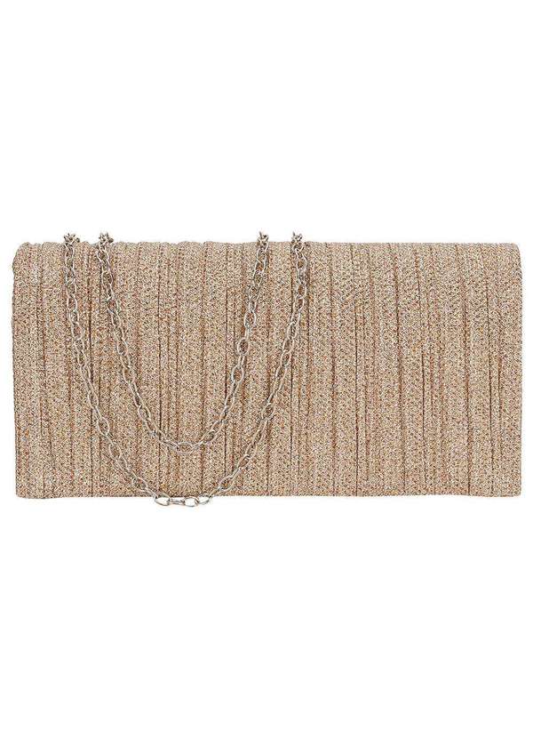 Melamel - Bolsa Feminina Festa Melamel Fs69 - Ouro/Rosado