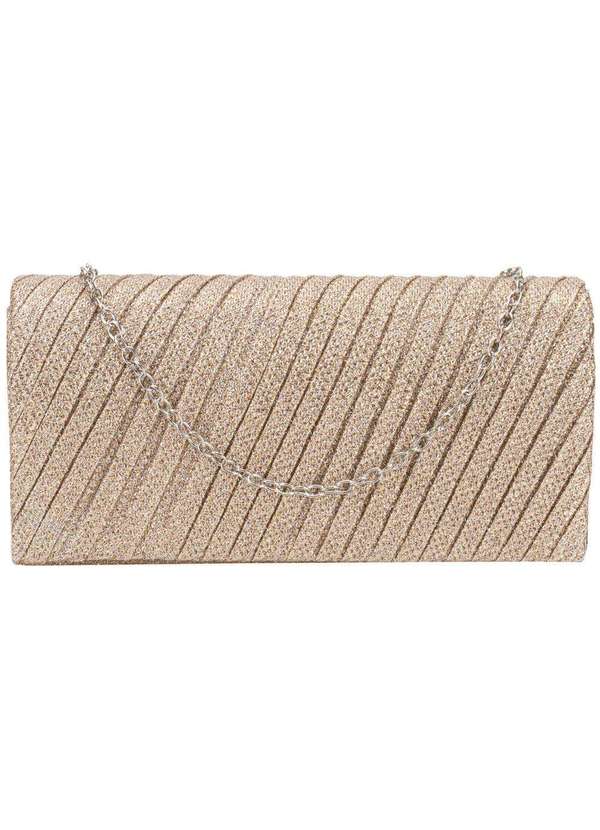 Melamel - Bolsa Feminina Festa Melamel Fs79 Ouro/Rosado