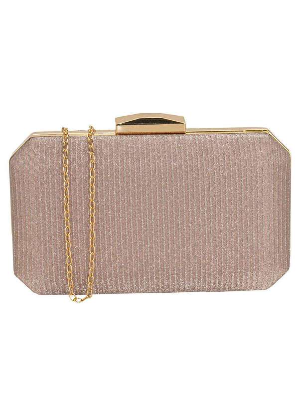 Melamel - Bolsa Feminina Festa Melamel M978 - Ouro/Rosado