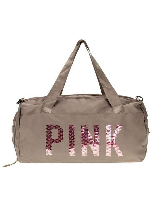 Arara Dourada - Bolsa Feminina Fitness Arara Dourada - B03 - Taupe