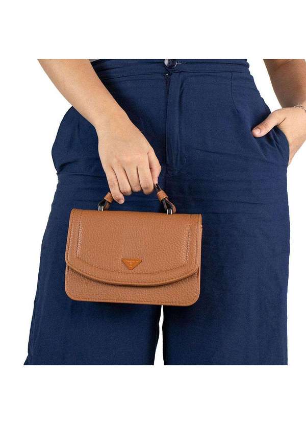 H.e - Bolsa Feminina H.E Q9441 Caqui 2