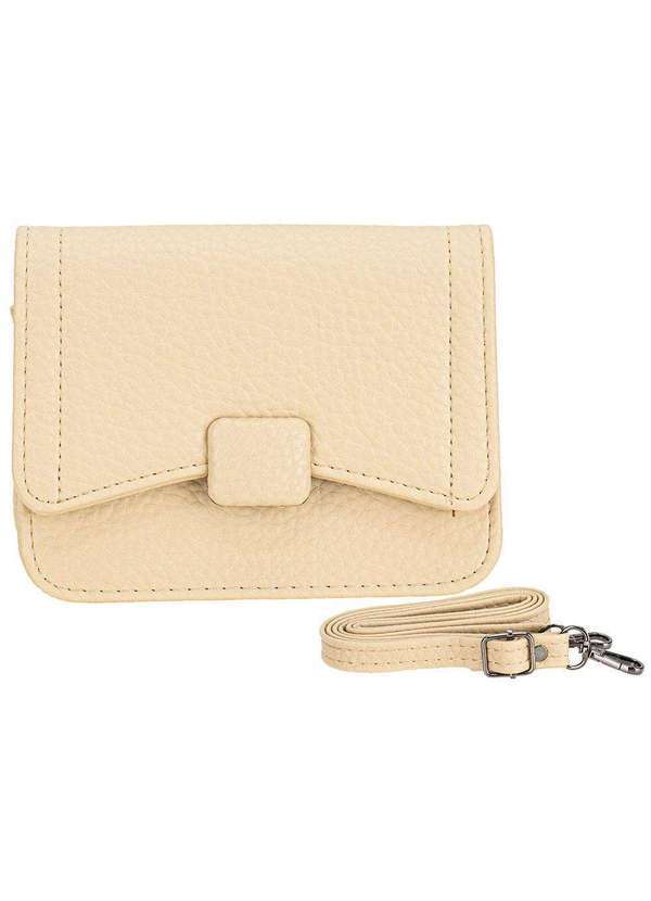 H.e - Bolsa Feminina H.E Q9442 Bege