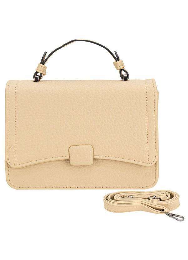 H.e - Bolsa Feminina H.E Q9442 Bege