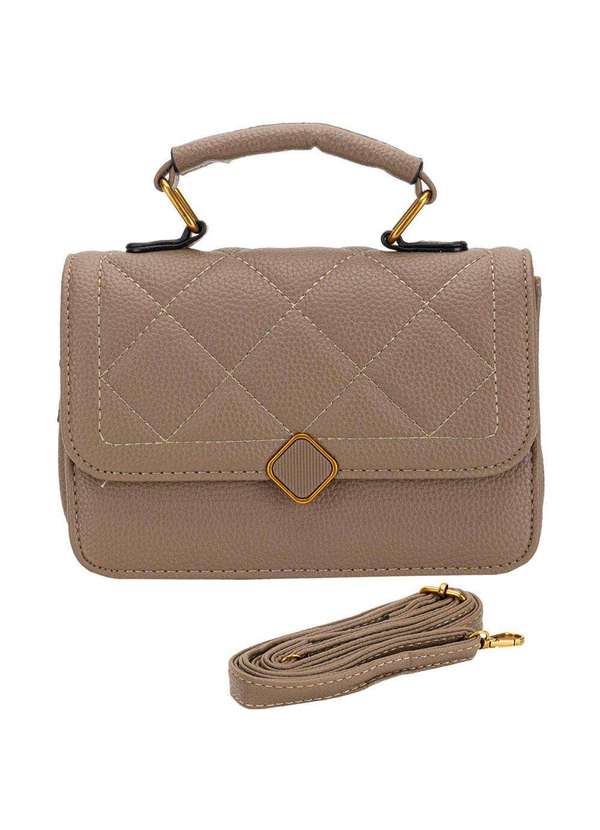 H.e - Bolsa Feminina H.E Sx-6031 Taupe