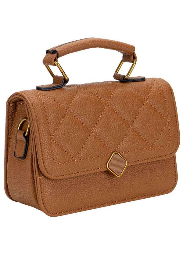 H.e - Bolsa Feminina H.E Sx-6031 Caramelo 3