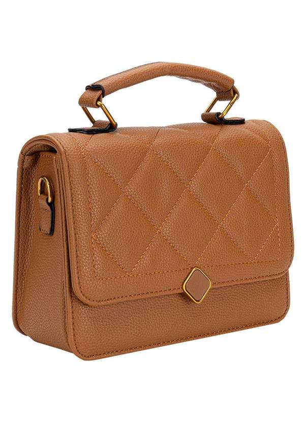 H.e - Bolsa Feminina H.E Sx-6031 Caramelo 3