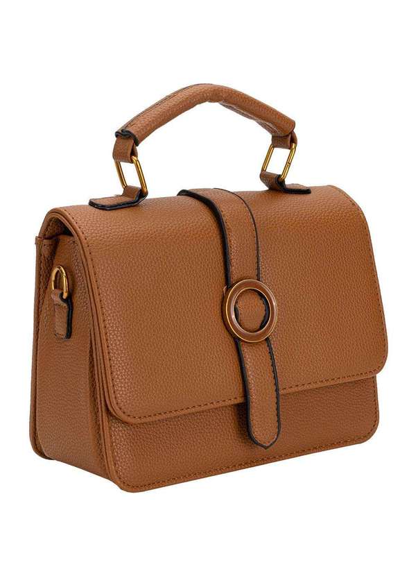 H.e - Bolsa Feminina H.E Sx-6037 Caramelo 3