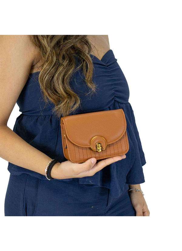 H.e - Bolsa Feminina H.E Sx6027 - Taupe 2