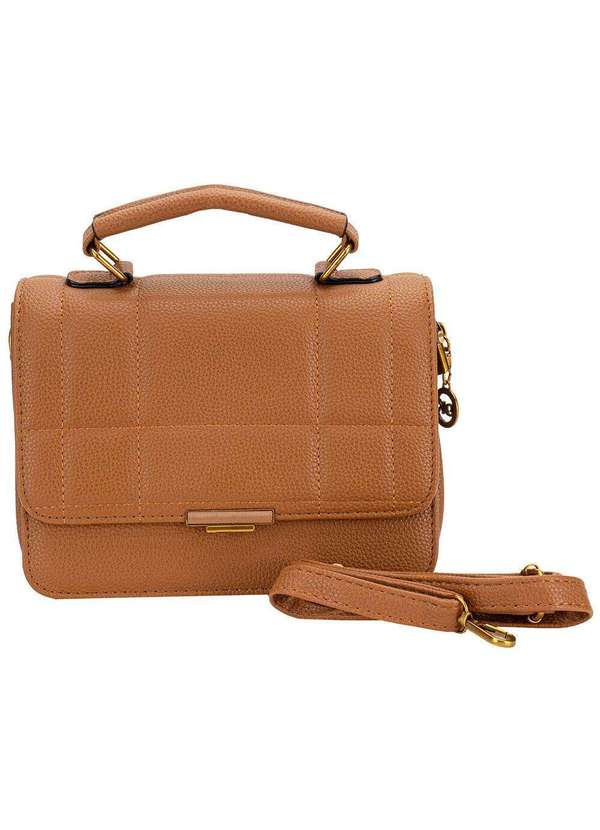 H.e - Bolsa Feminina H.E Sx6033 Caramelo
