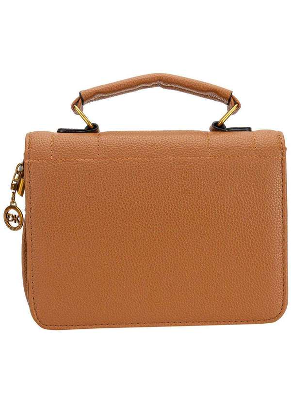 H.e - Bolsa Feminina H.E Sx6033 Caramelo 4