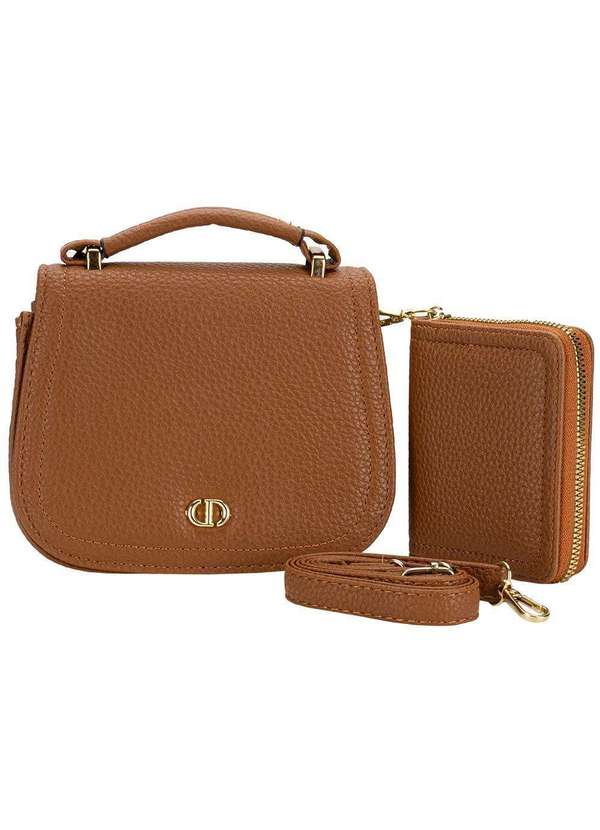 H.e - Bolsa Feminina H.E Ww0118 Caramelo