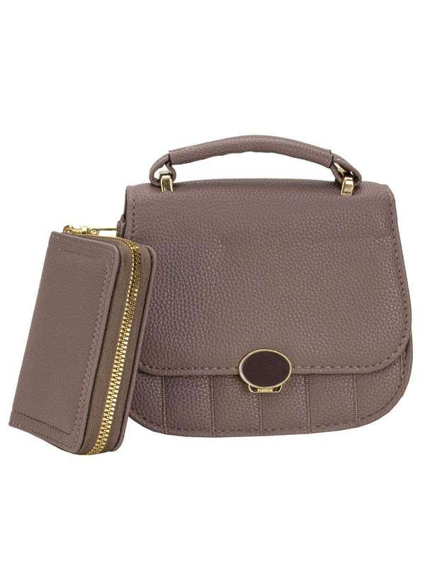 H.e - Bolsa Feminina H.E Ww115 - Taupe