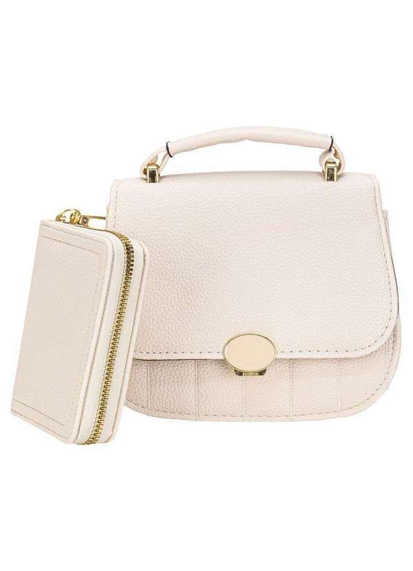 H.e - Bolsa Feminina H.E Ww115 - Branco/Off