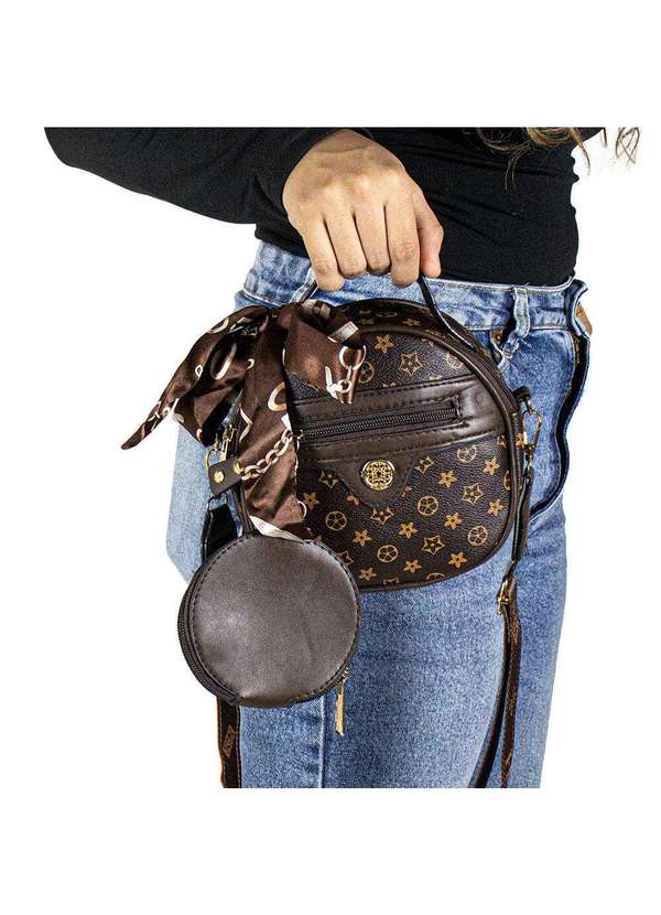 H.e - Bolsa Feminina H.E Ww8371 - Café 3