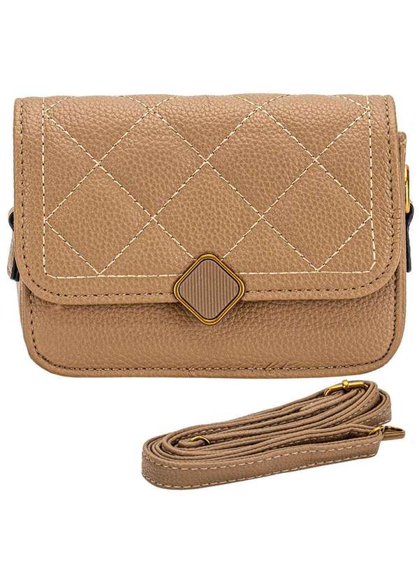 H.e - Bolsa Feminina Pequena H.E Sx-6031 Caqui