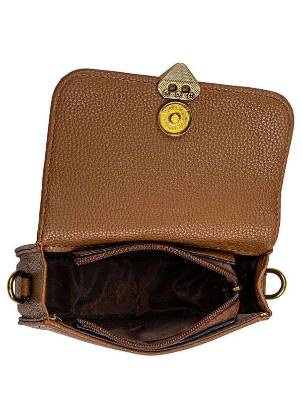 H.e - Bolsa Feminina Pequena H.E Sx-6031 Caqui 5