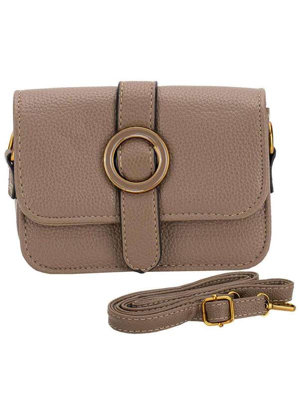 H.e - Bolsa Feminina Pequena H.E Sx-6037 Taupe
