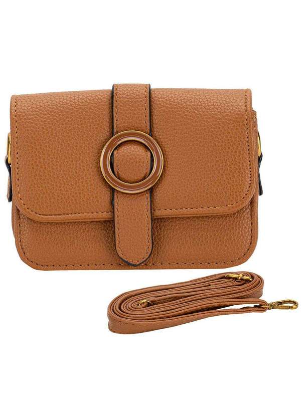 H.e - Bolsa Feminina Pequena H.E Sx-6037 Caramelo