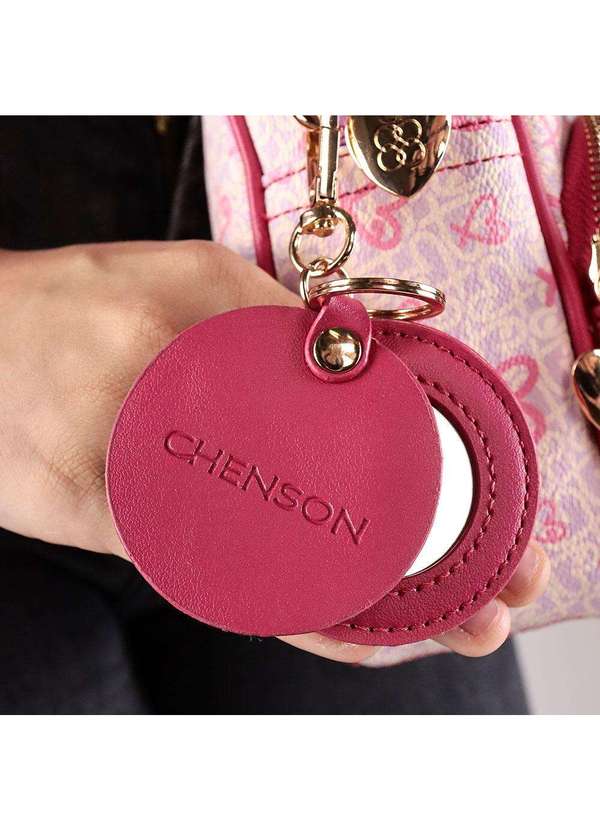 Chenson - Bolsa Feminina Transversal Chenson Cg84965 Bege/Verde 5