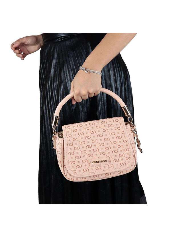 Chenson - Bolsa Feminina Transversal Chenson Cg84971 Rosa 2