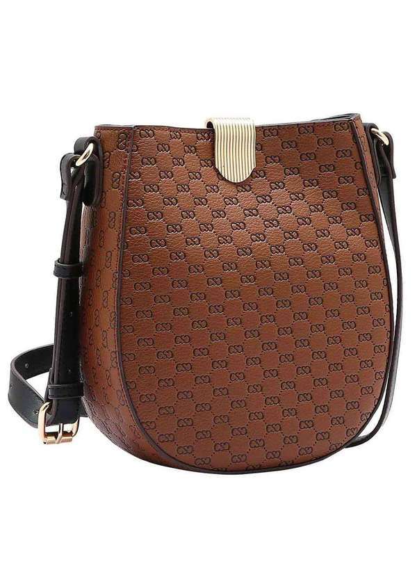 Chenson - Bolsa Feminina Transversal Chenson Cg85050 Café 1