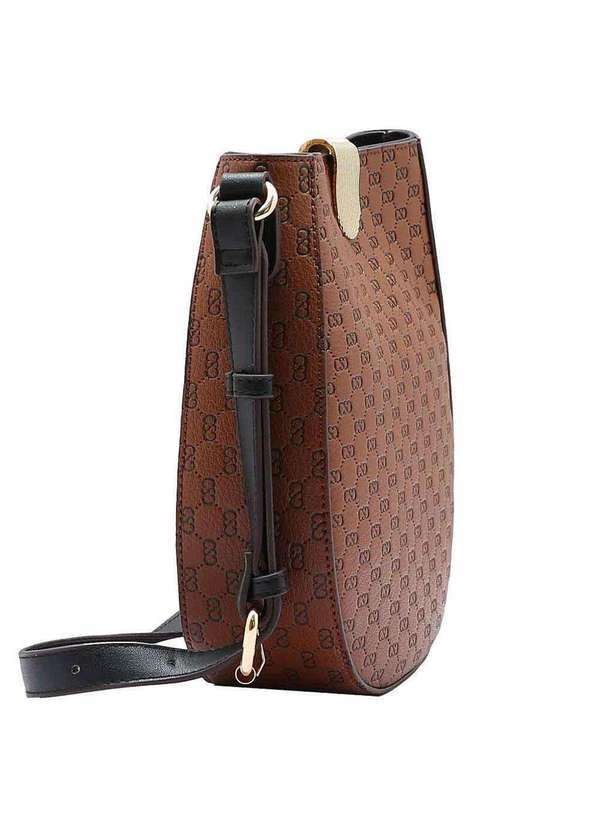 Chenson - Bolsa Feminina Transversal Chenson Cg85050 Café 3