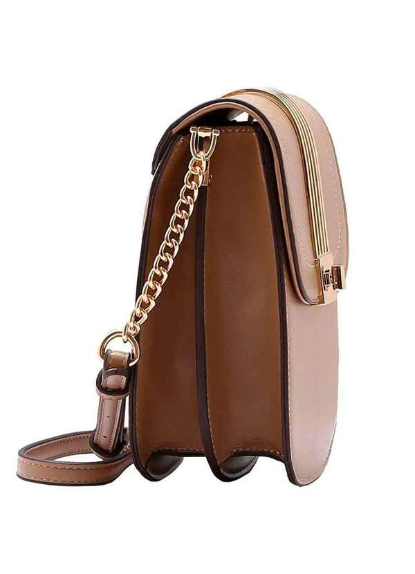 Chenson - Bolsa Feminina Transversal Chenson Cg85071 Caqui 3