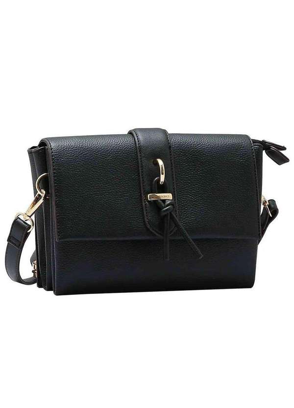 Chenson - Bolsa Feminina Transversal Chenson Cg89914 Preto
