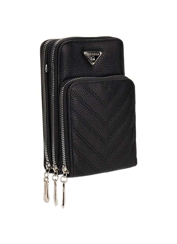 H.e - Bolsa Feminina Transversal H.E 0037-05 Preto 3