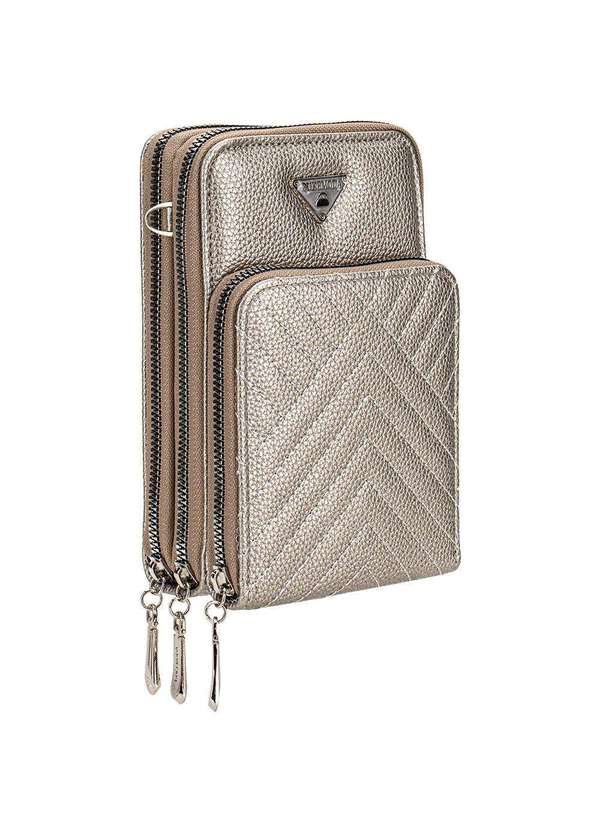 H.e - Bolsa Feminina Transversal H.E 0037-05 Prata 3