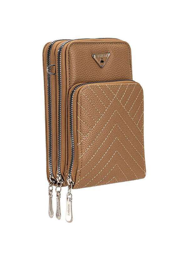 H.e - Bolsa Feminina Transversal H.E 0037-05 Caqui 3