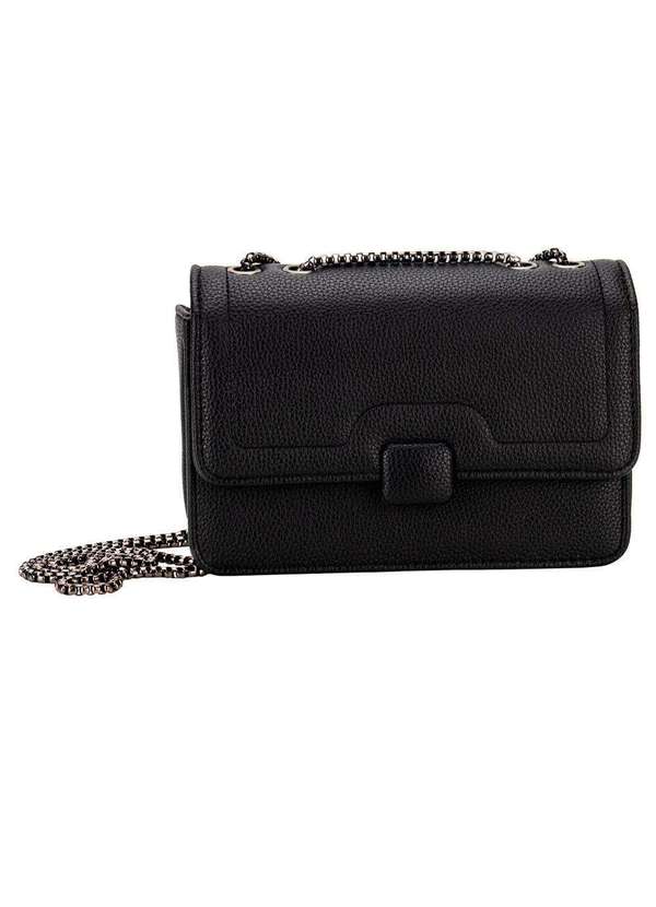 H.e - Bolsa Feminina Transversal H.E By019 - Preto