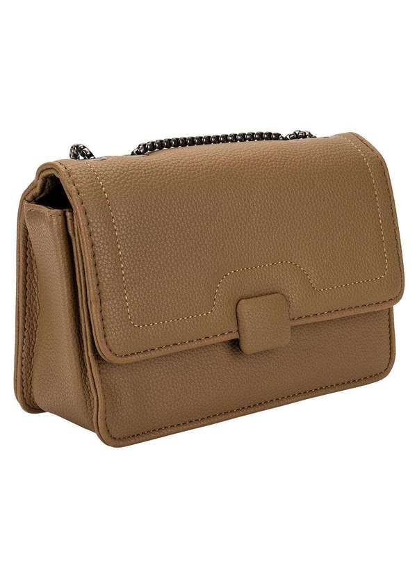 H.e - Bolsa Feminina Transversal H.E By019 - Caqui 2