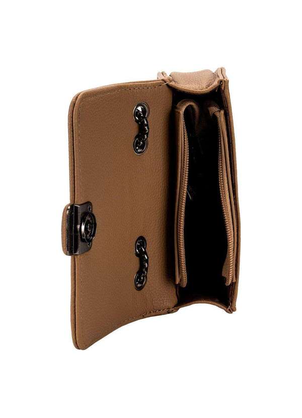 H.e - Bolsa Feminina Transversal H.E By019 - Caqui 4