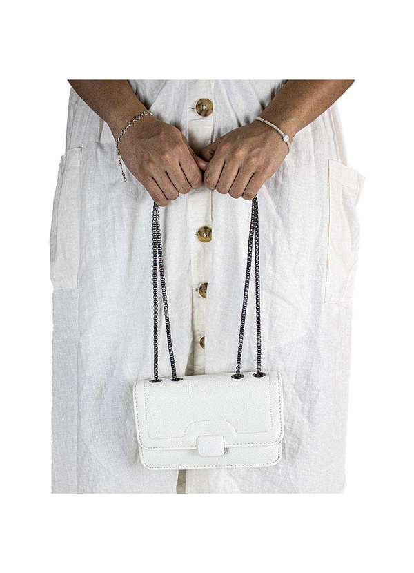 H.e - Bolsa Feminina Transversal H.E By019 - Ouro 2