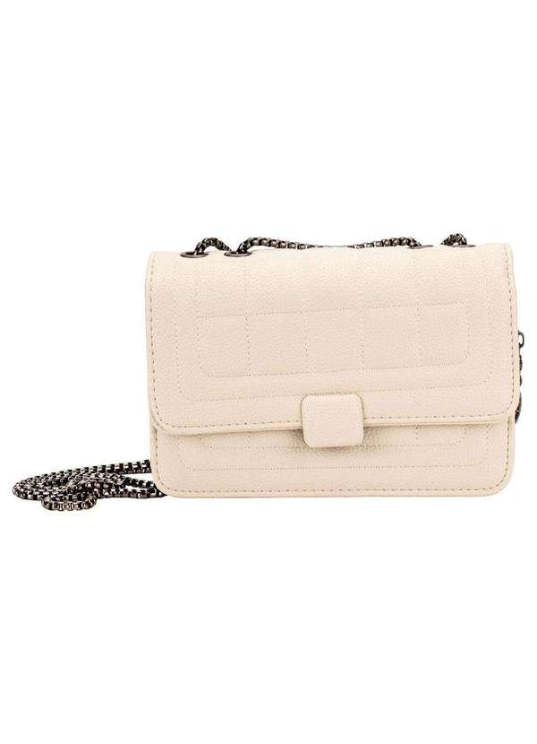 H.e - Bolsa Feminina Transversal H.E Cy010 - Marfim