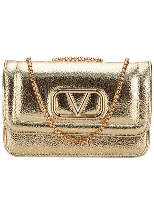 H.e - Bolsa Feminina Transversal H.E Cy030 Ouro