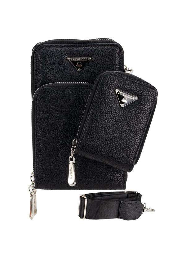 H.e - Bolsa Feminina Transversal H.E Fr34 Preto