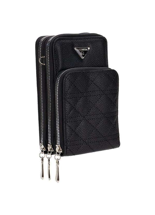 H.e - Bolsa Feminina Transversal H.E Fr34 Preto 3